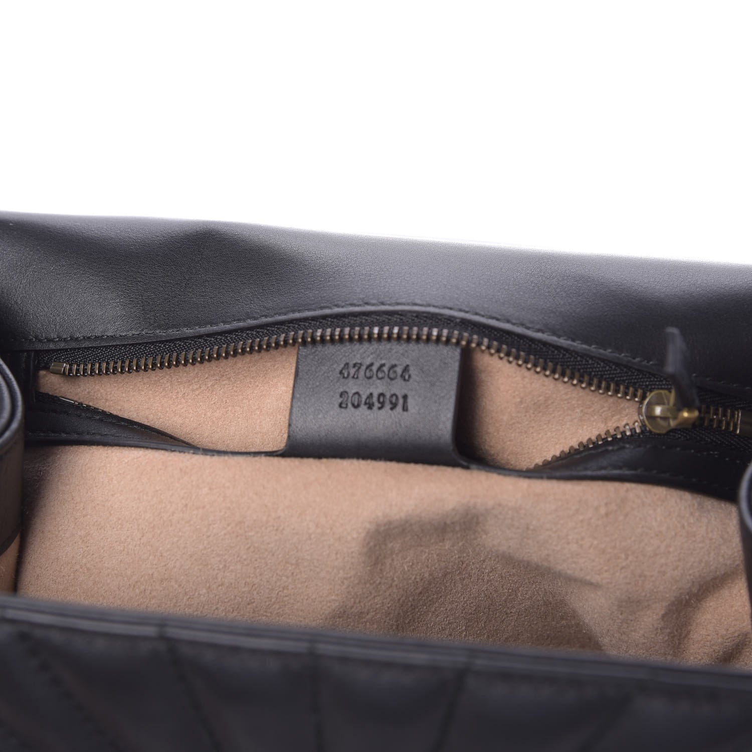 Gucci Calfskin Bamboo Trapuntata Queen Margaret Backpack Black 7 of 12