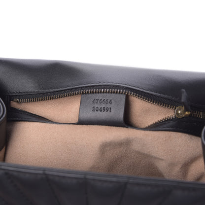 Gucci Calfskin Bamboo Trapuntata Queen Margaret Backpack Black 7 of 12