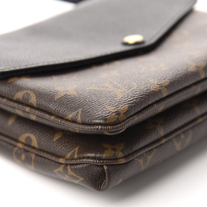 Louis Vuitton Monogram Twice Pochette Black 7 of 12