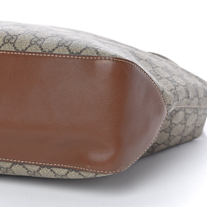 Gucci GG Supreme Monogram Large Linea A Hobo Light Brown 11 of 12