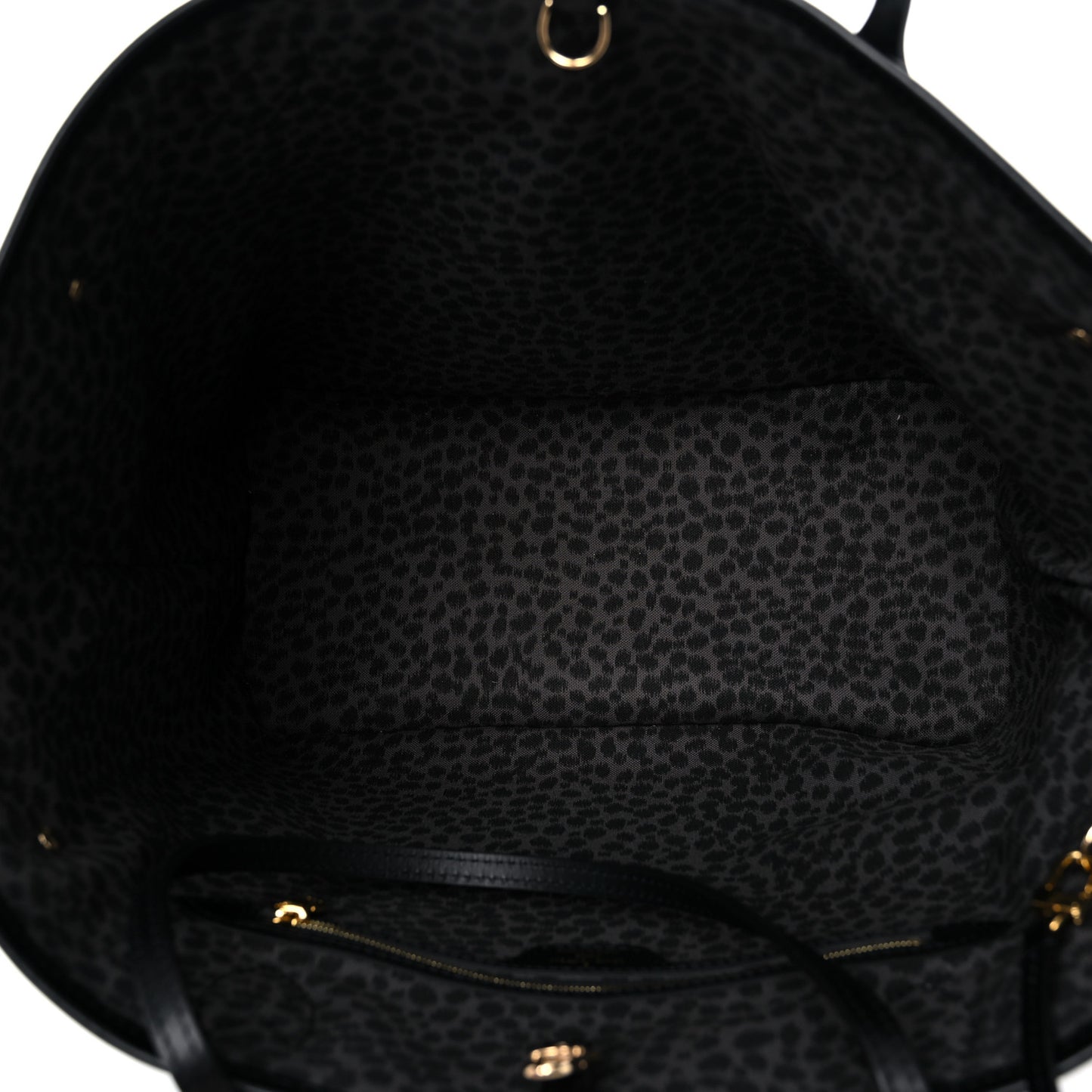 Monogram Giant Wild At Heart Neverfull MM Black