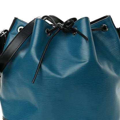 Louis Vuitton Epi Tri-Color Petit Noe Cyan 8 of 12