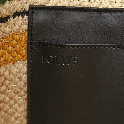Loewe Raffia Small Paula's Ibiza Logo Tote Beige Multicolor 6 of 9