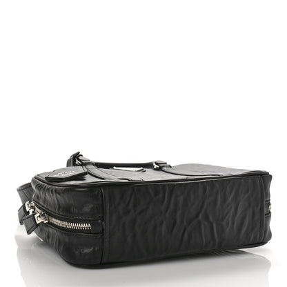 Prada Nappa Antique Medium Re-Edition 2001 Two Handle Bag Black 5 of 9