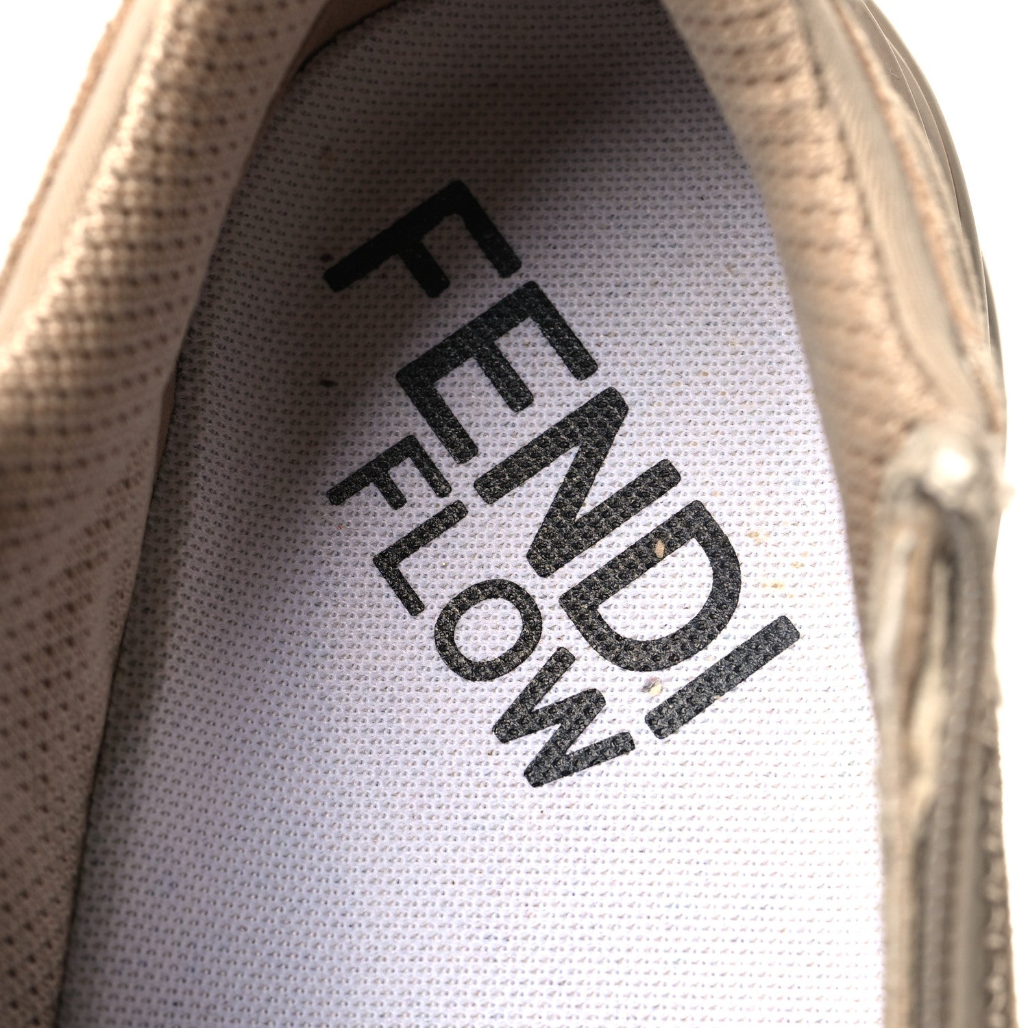 Fendi Suede Tessuto FF Fendi Flow Low Top Sneakers 39 Beige Tobacco Black 7 of 8