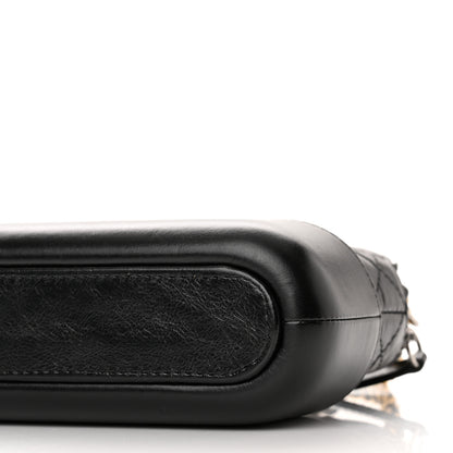 Chanel Aged Calfskin Quilted Small Gabrielle Clutch With Chain Black 13 of 13