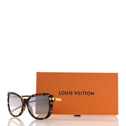 Louis Vuitton Acetate Monogram Charlotte Sunglasses Z0629E Dark Tortoise 8 of 8