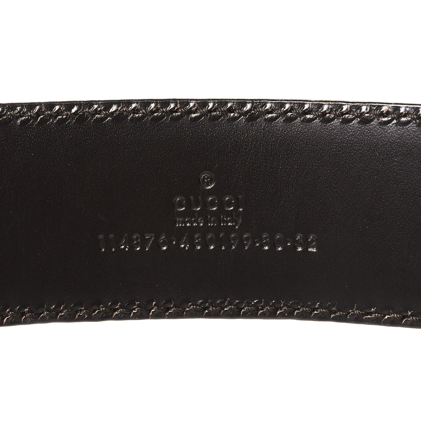 Guccissima Interlocking G 40mm Belt 80 32 Brown