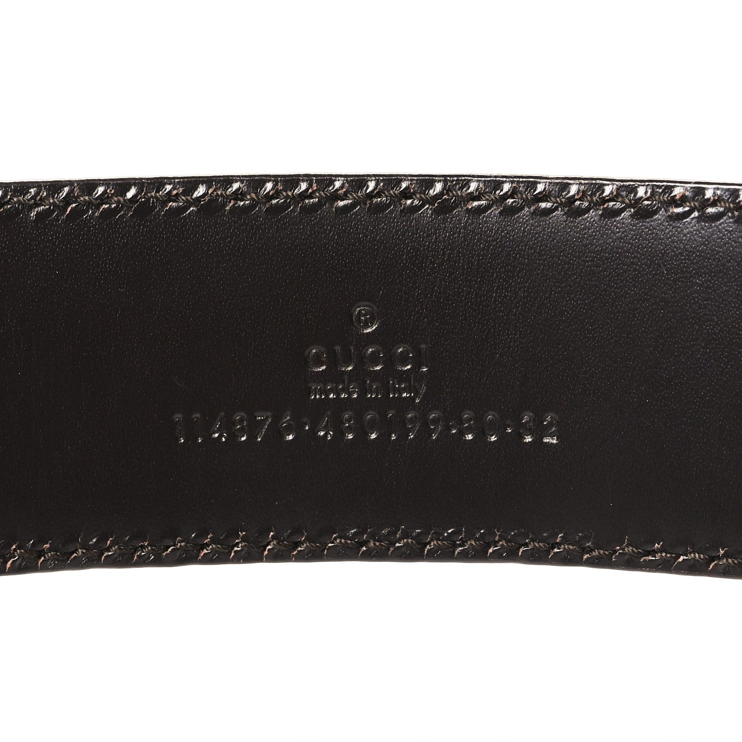 Gucci Guccissima Interlocking G 40mm Belt 80 32 Brown 5 of 5
