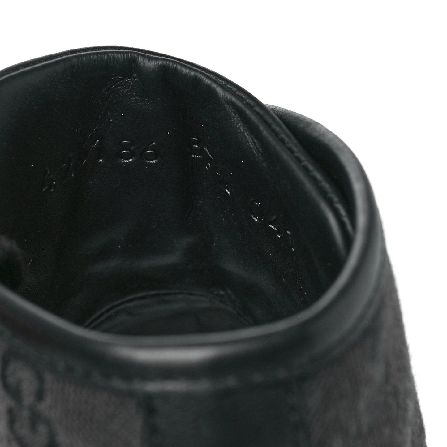 Monogram High Top Sneakers 37.5 Black