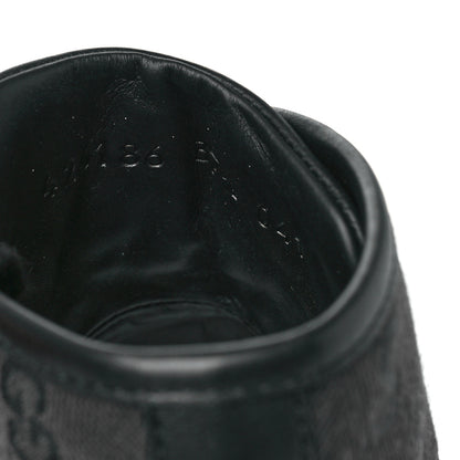 Gucci Monogram High Top Sneakers 37.5 Black 8 of 9
