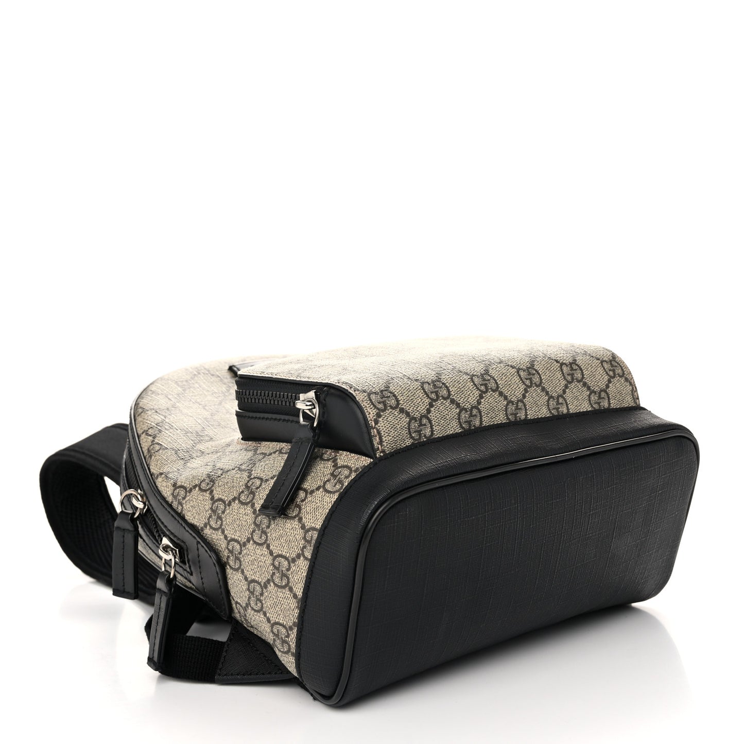 GG Supreme Monogram Small Eden Day Backpack Black
