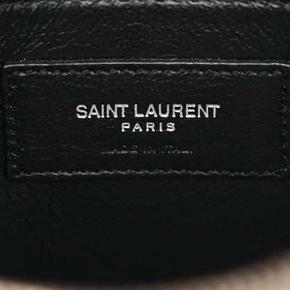 Saint Laurent Calfskin Y Quilted Monogram Small Loulou Chain Satchel Ivory 6 of 11