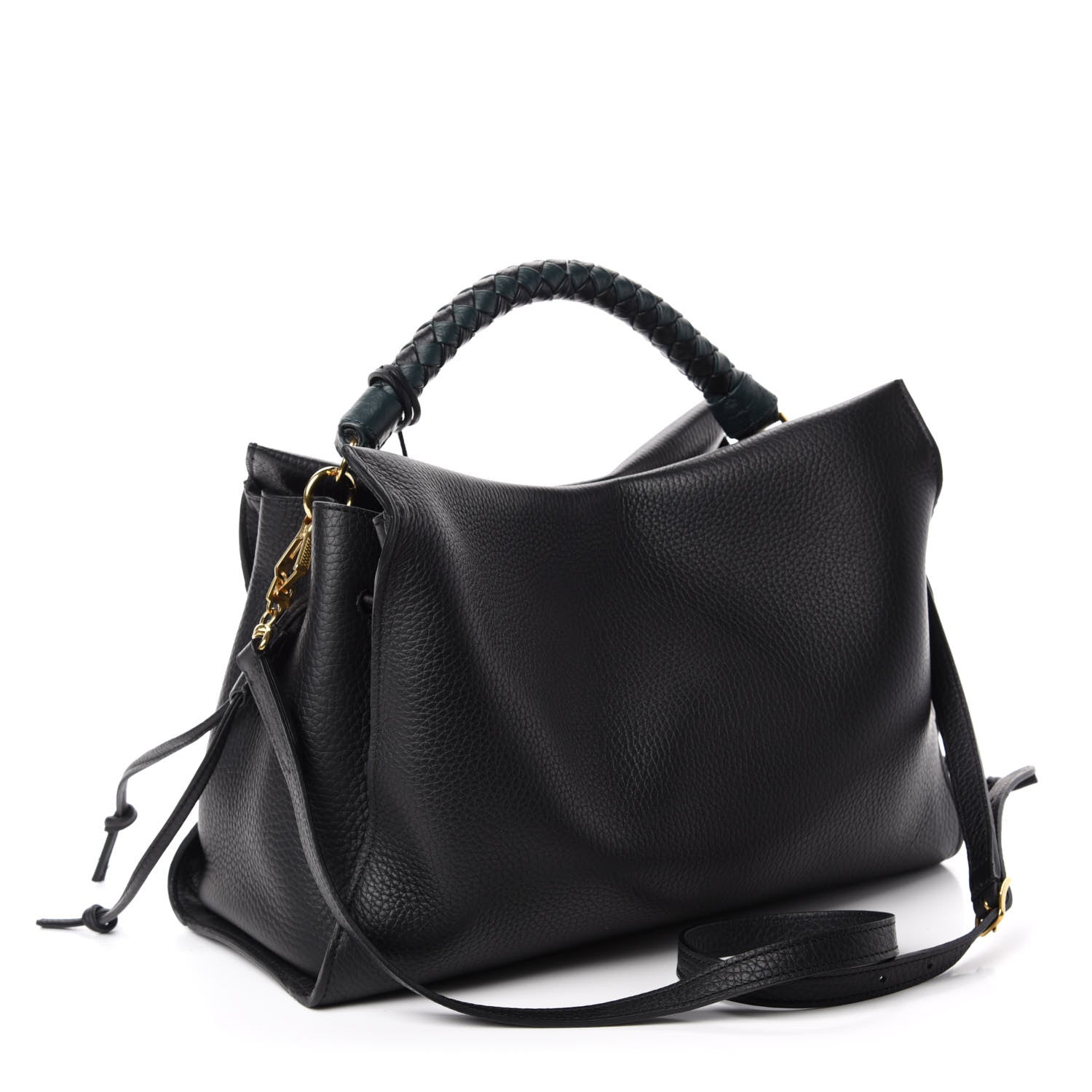 Mulberry Heavy Grain Iris Tote Midnight Black 4 of 9