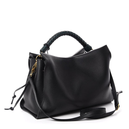 Mulberry Heavy Grain Iris Tote Midnight Black 4 of 9
