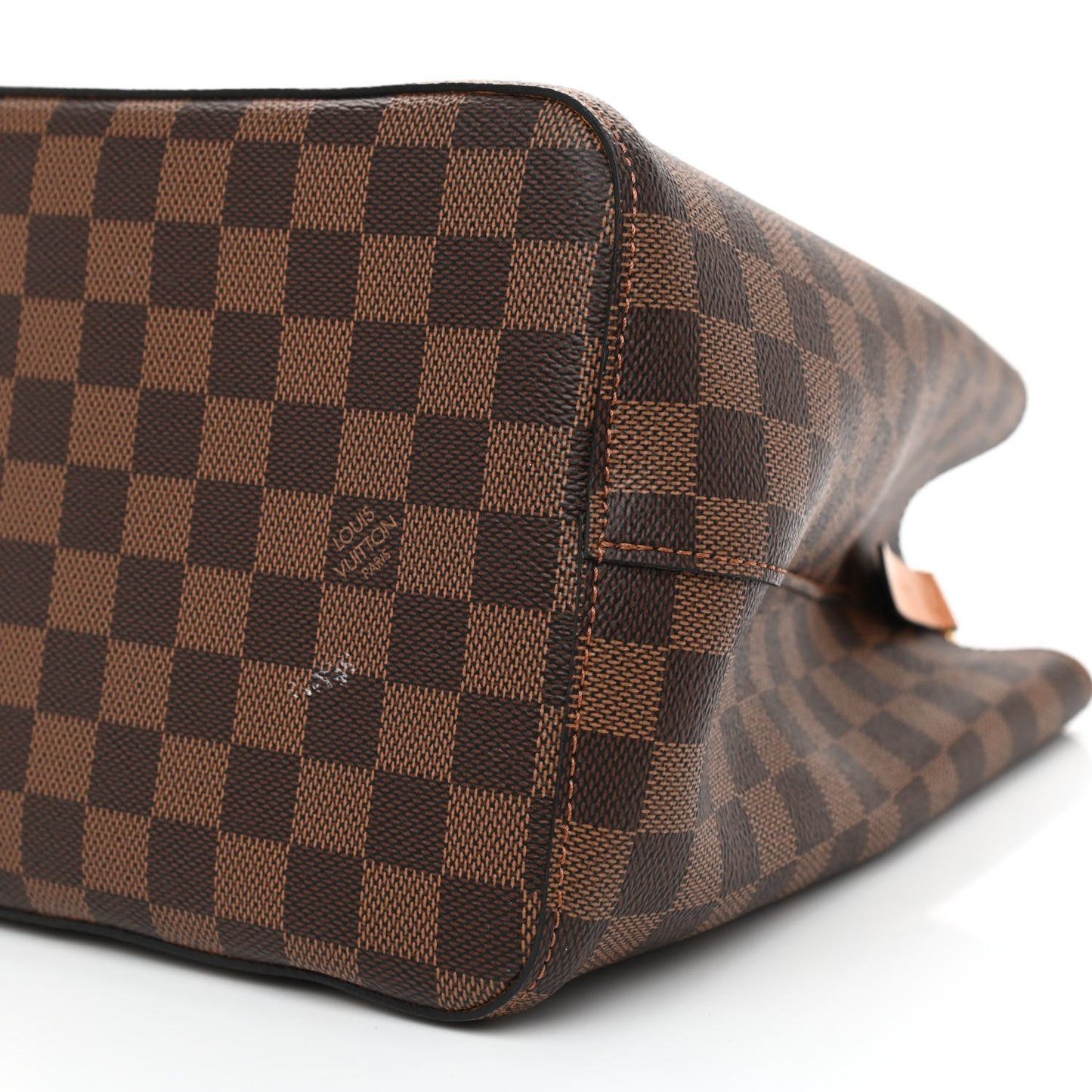 Damier Ebene Neonoe MM Safran