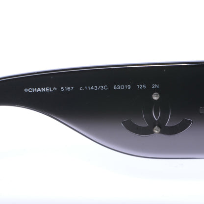 Chanel CC Logo Sunglasses Black 5167 4 of 5