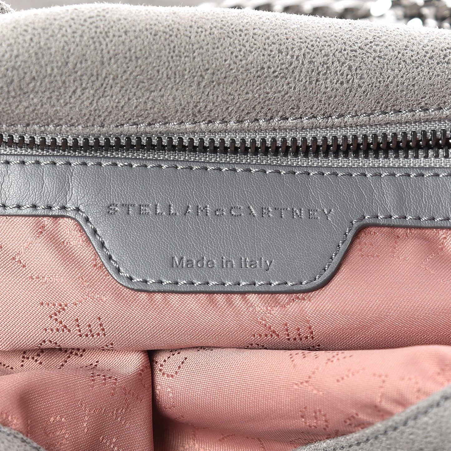 Shaggy Deer Falabella Fold Over Tote Grey