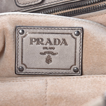 Prada Glace Calfskin Extra Wide Tote Ghiaccio Sfumato 7 of 19