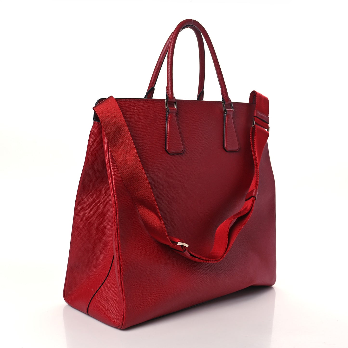 Saffiano Medium Portfolio Tote Fuoco