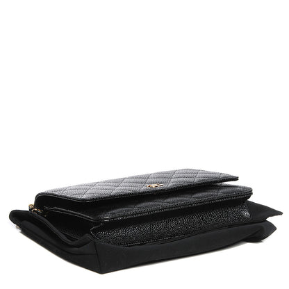 Chanel Caviar Quilted Wallet On Chain WOC Black 6 of 21