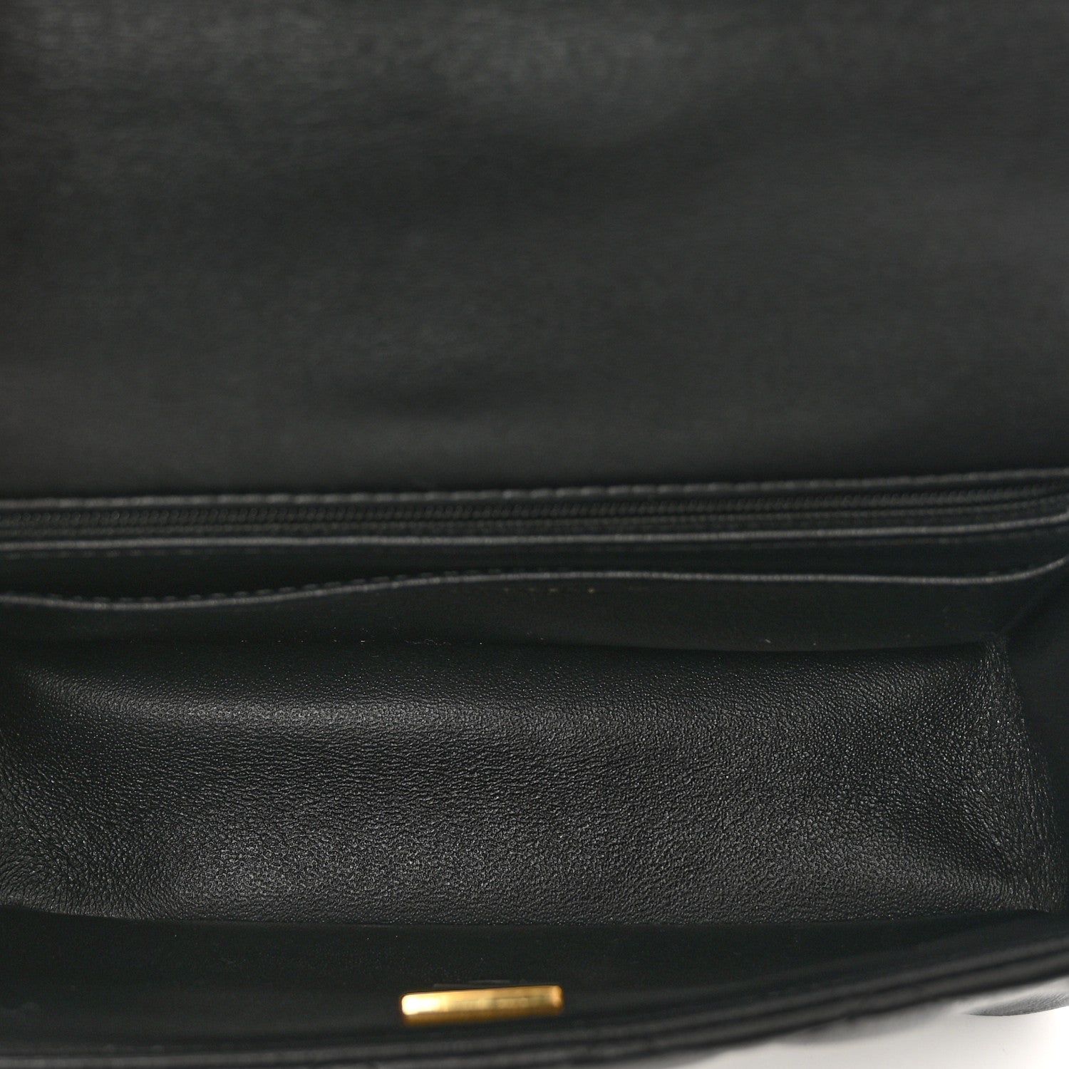 Chanel Lambskin Quilted Mini Top Handle Rectangular Flap Black 6 of 11