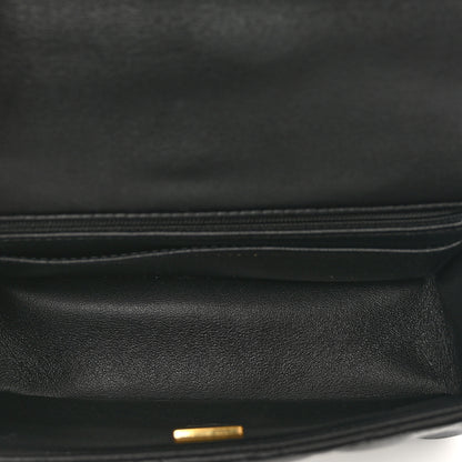 Chanel Lambskin Quilted Mini Top Handle Rectangular Flap Black 6 of 11