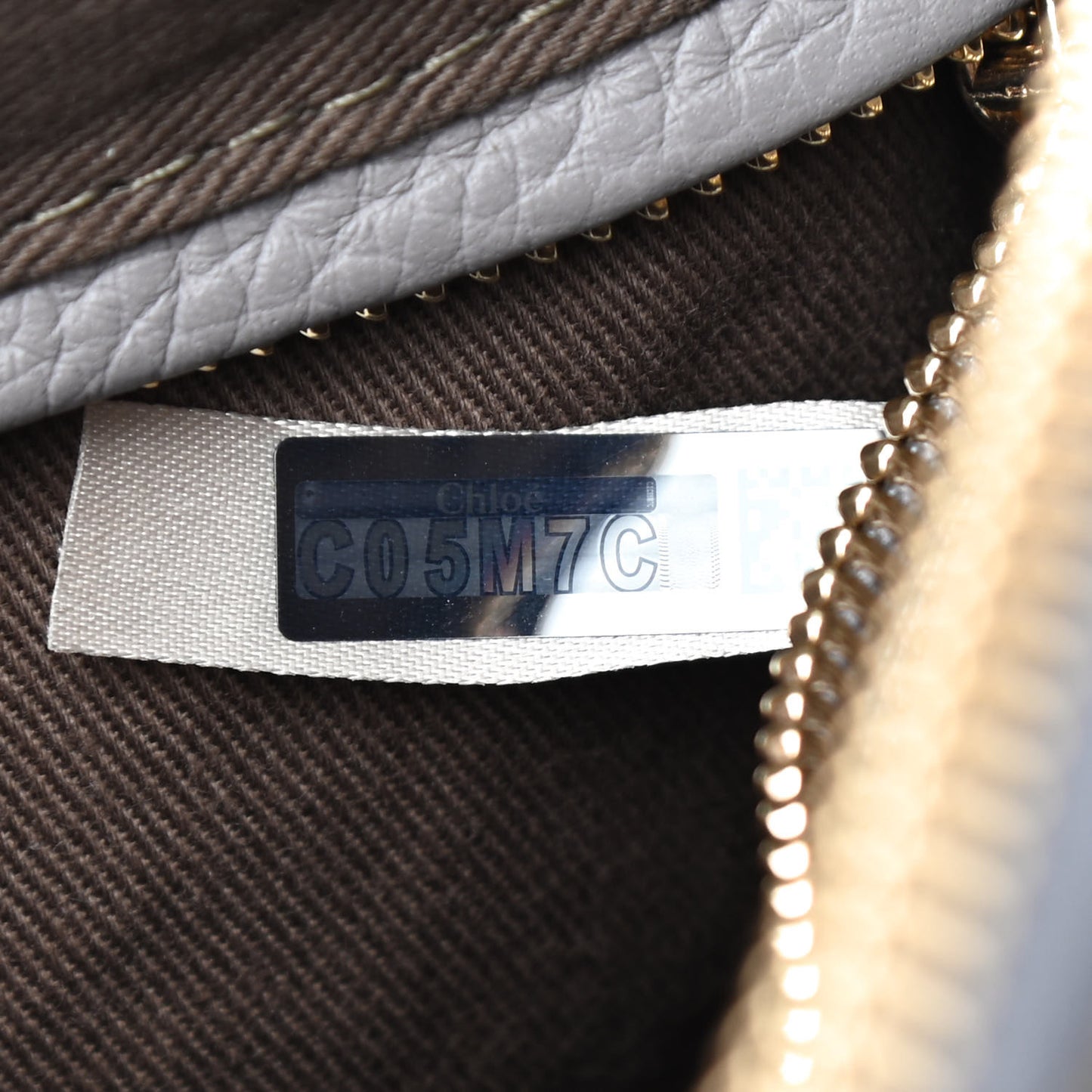 Calfskin Small Marcie Satchel Cashmere Grey