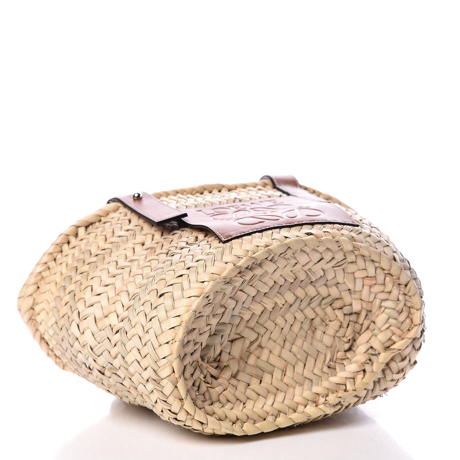 Loewe Raffia Small Basket Tote Bag Natural Tan 4 of 10
