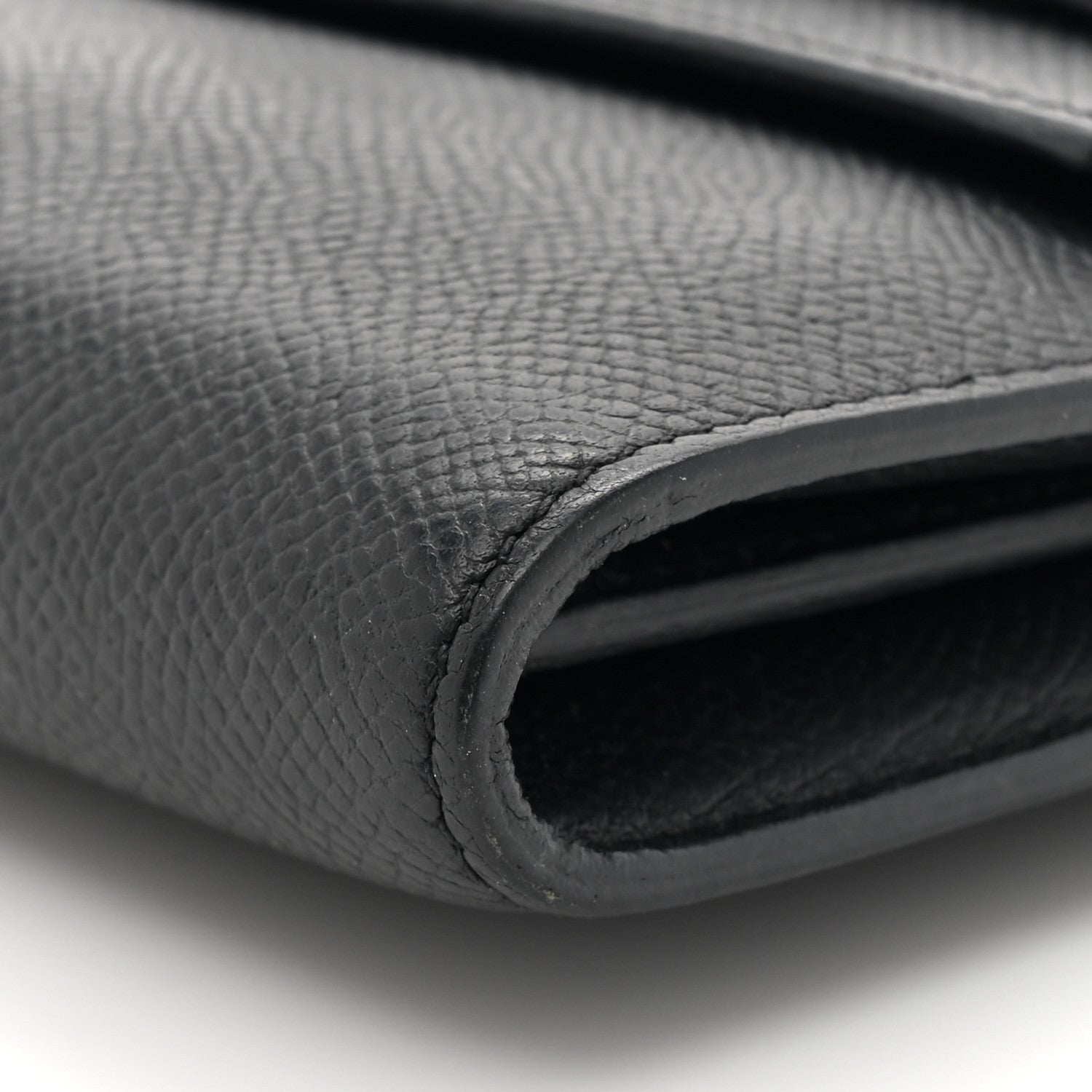 Hermes Epsom Kelly Longue Wallet Black 10 of 14