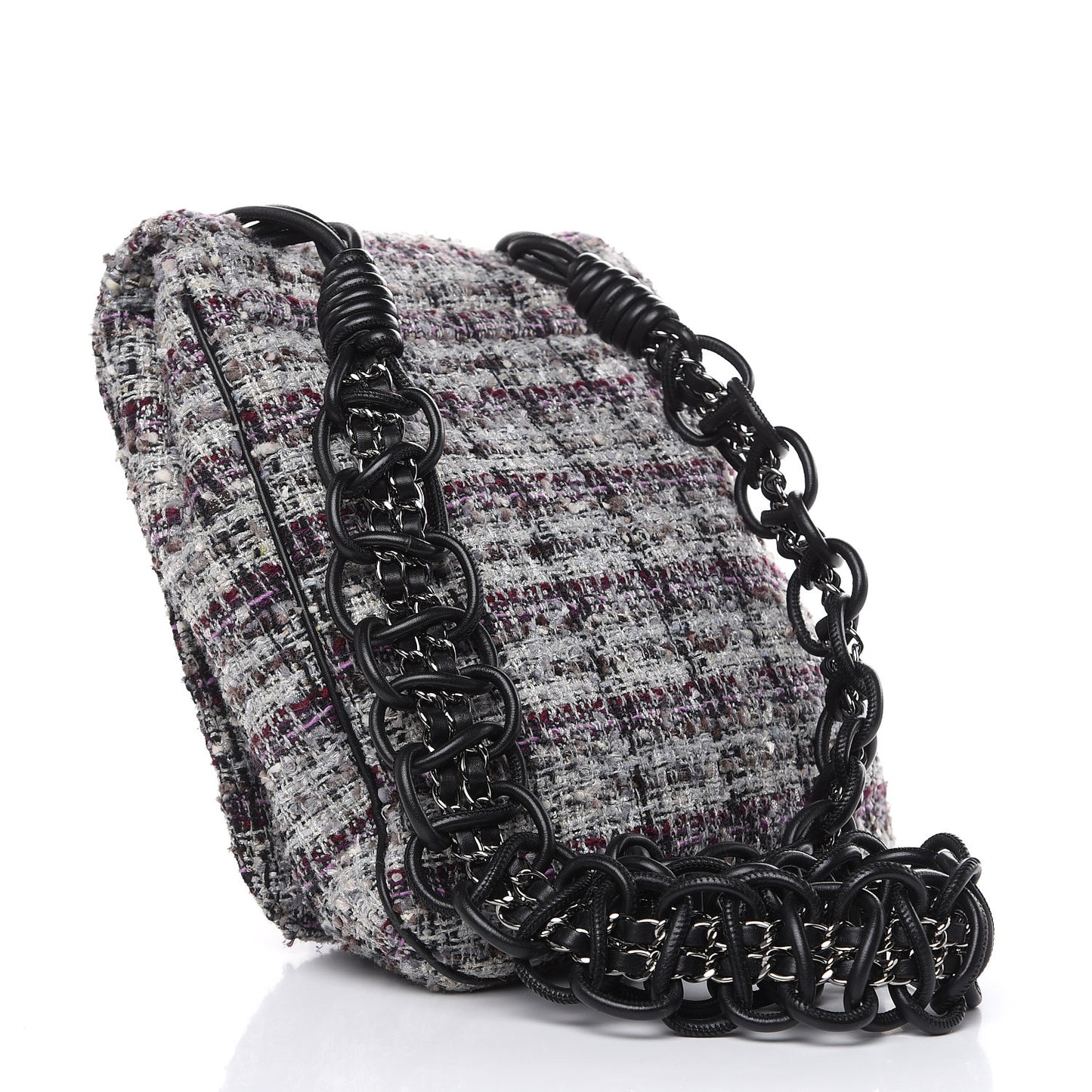 Tweed Camellia Messenger Multicolor