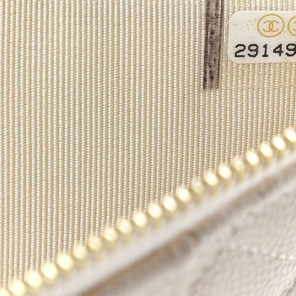 Chanel Caviar Quilted Classic iPhone Pouch Light Beige 6 of 8