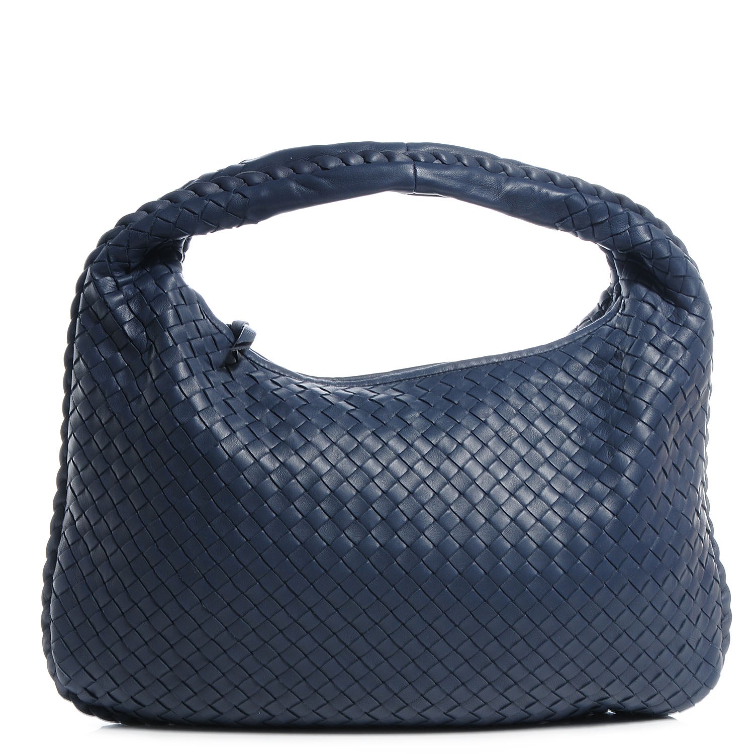 Bottega Veneta Nappa Intrecciato Medium Veneta Hobo Baltic Blue 1 of 8