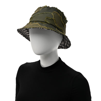 Christian Dior Camouflage Logo Bucket Hat 57 Green 2 of 8