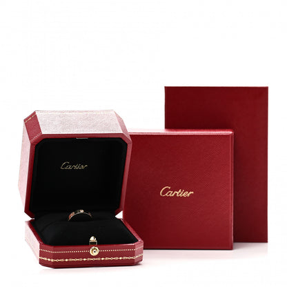 Cartier 18K Yellow Gold Diamond 4mm LOVE Wedding Band Ring 47 4 5 of 5