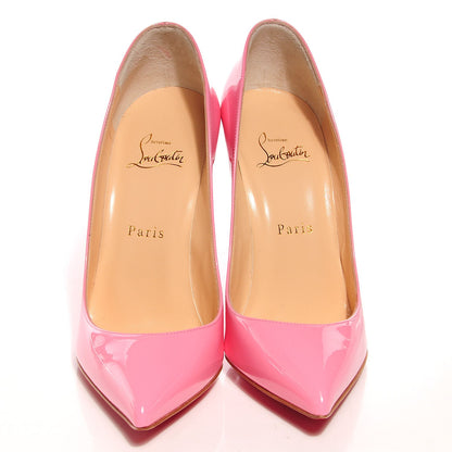Christian Louboutin Patent Pigalle Follies 100 Pumps 38.5 Rose 2 of 7