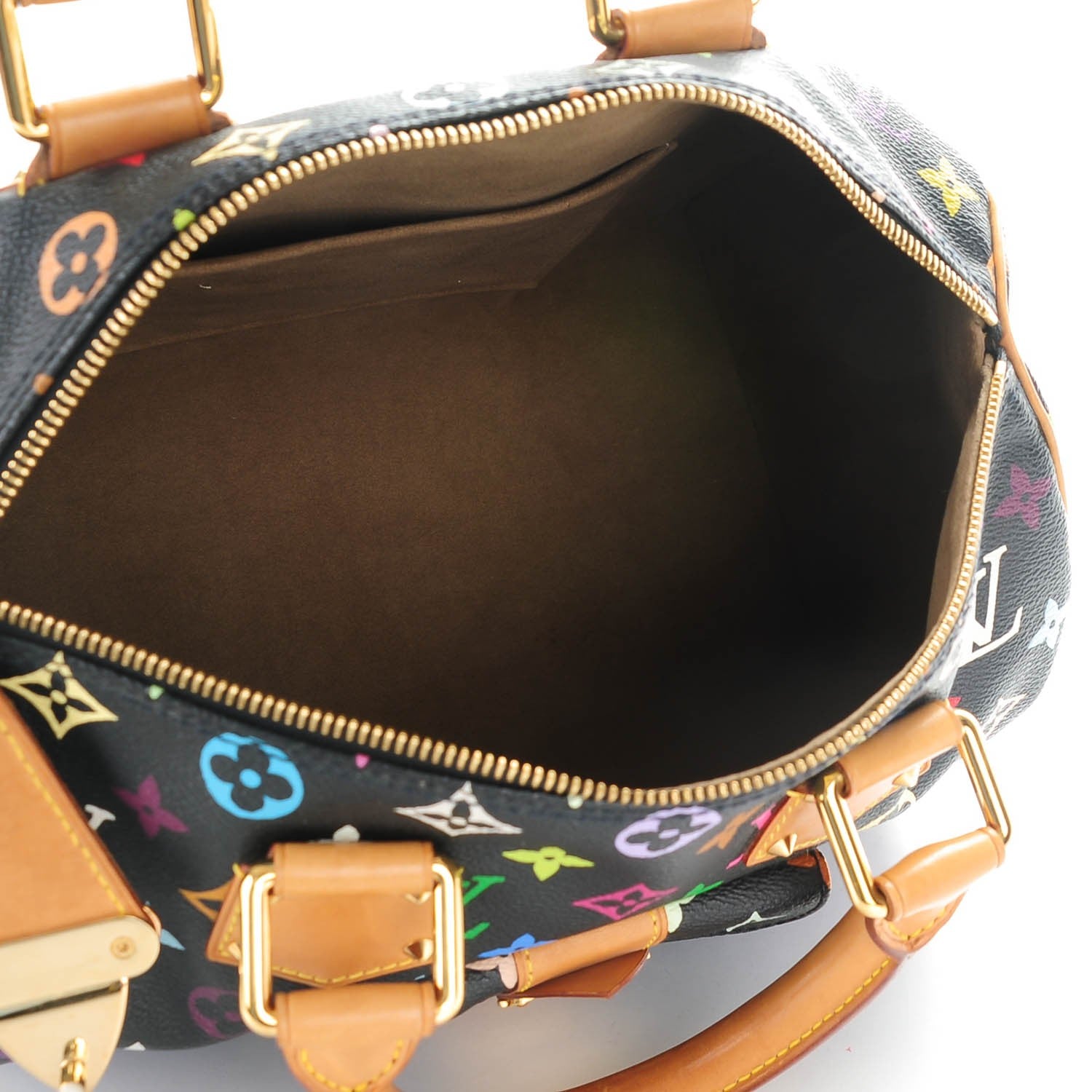 Louis Vuitton Monogram Multicolor Speedy 30 Black 5 of 8