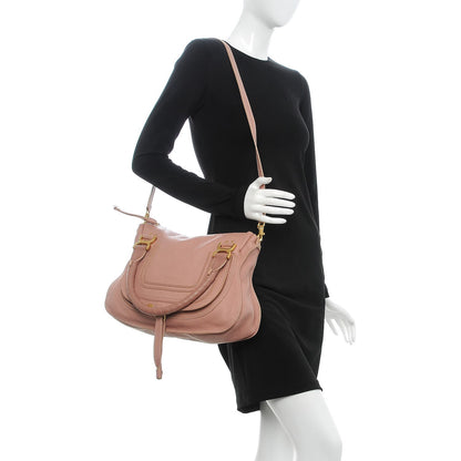 Chloe Calfskin Medium Marcie Satchel Anemone Pink 2 of 9