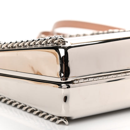 Stella McCartney Polished Brass Mini Baby Bella Mirrored Bag Silver 8 of 9