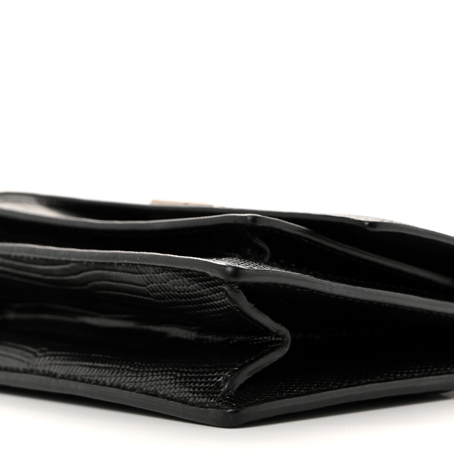 Balenciaga Patent Calfskin Lizard Embossed XS Sharp Top Handle Bag Black 10 of 14
