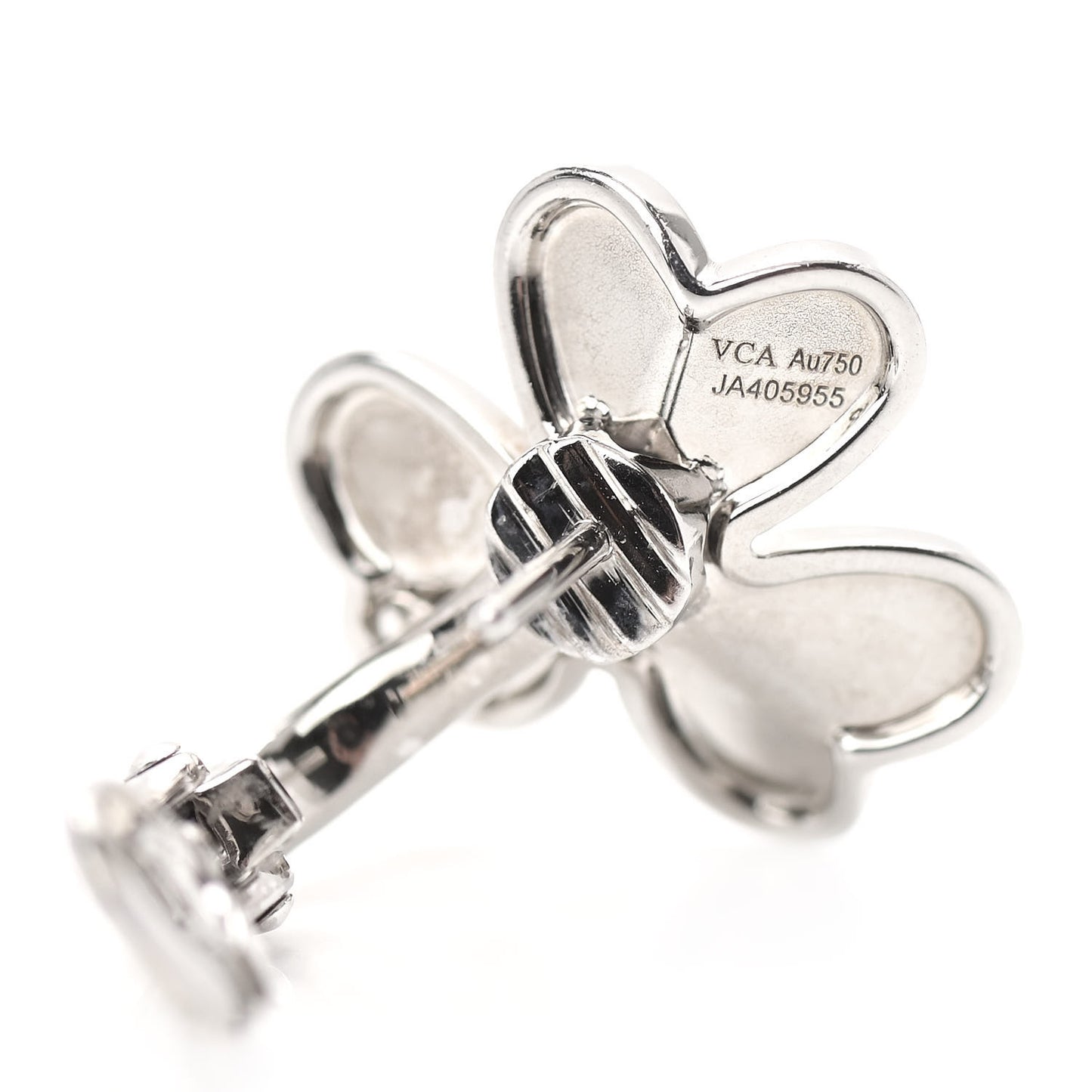 18K White Gold Diamond Small Frivole Earrings