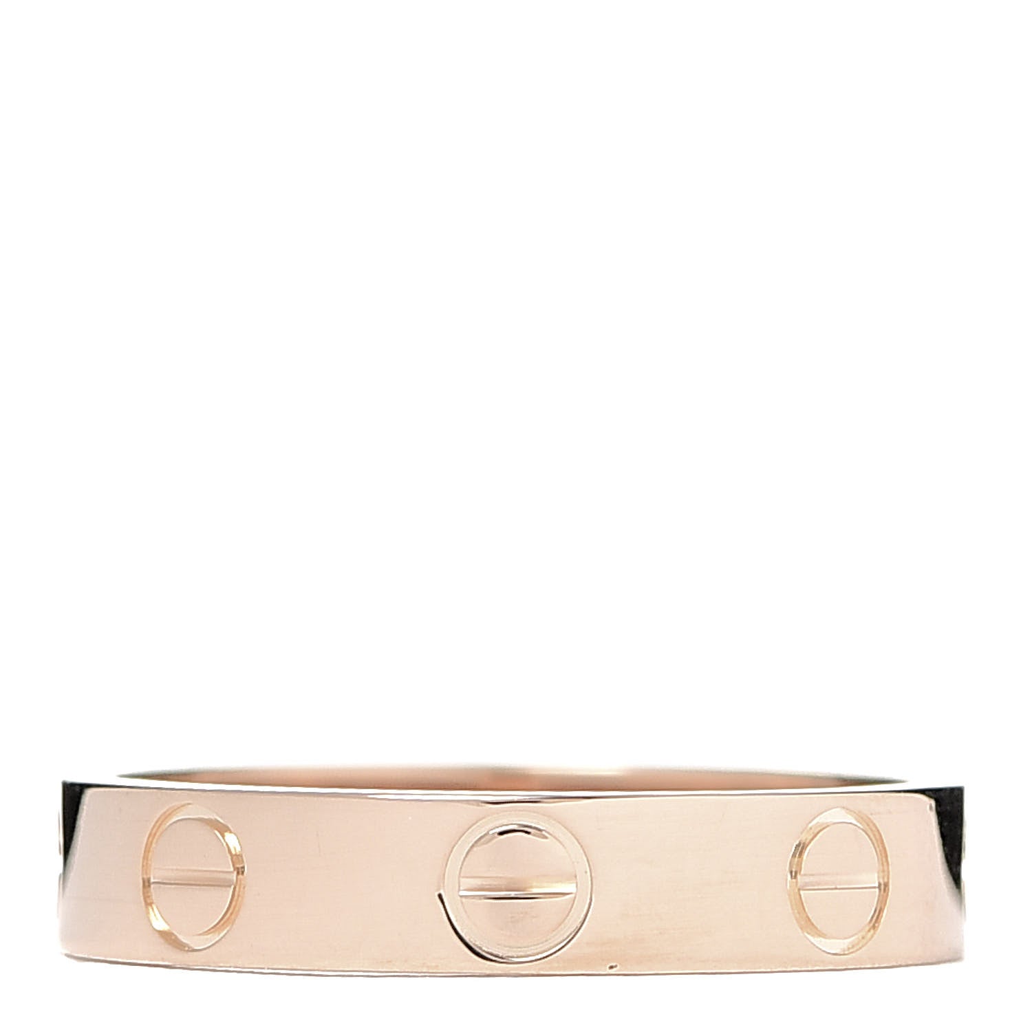 Cartier 18K Pink Gold 3.5mm LOVE Wedding Band Ring 50 5.25 3 of 5