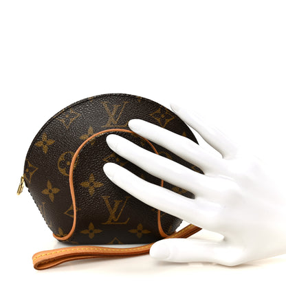 Louis Vuitton Monogram Mini Ellipse Wristlet Clutch 2 of 10