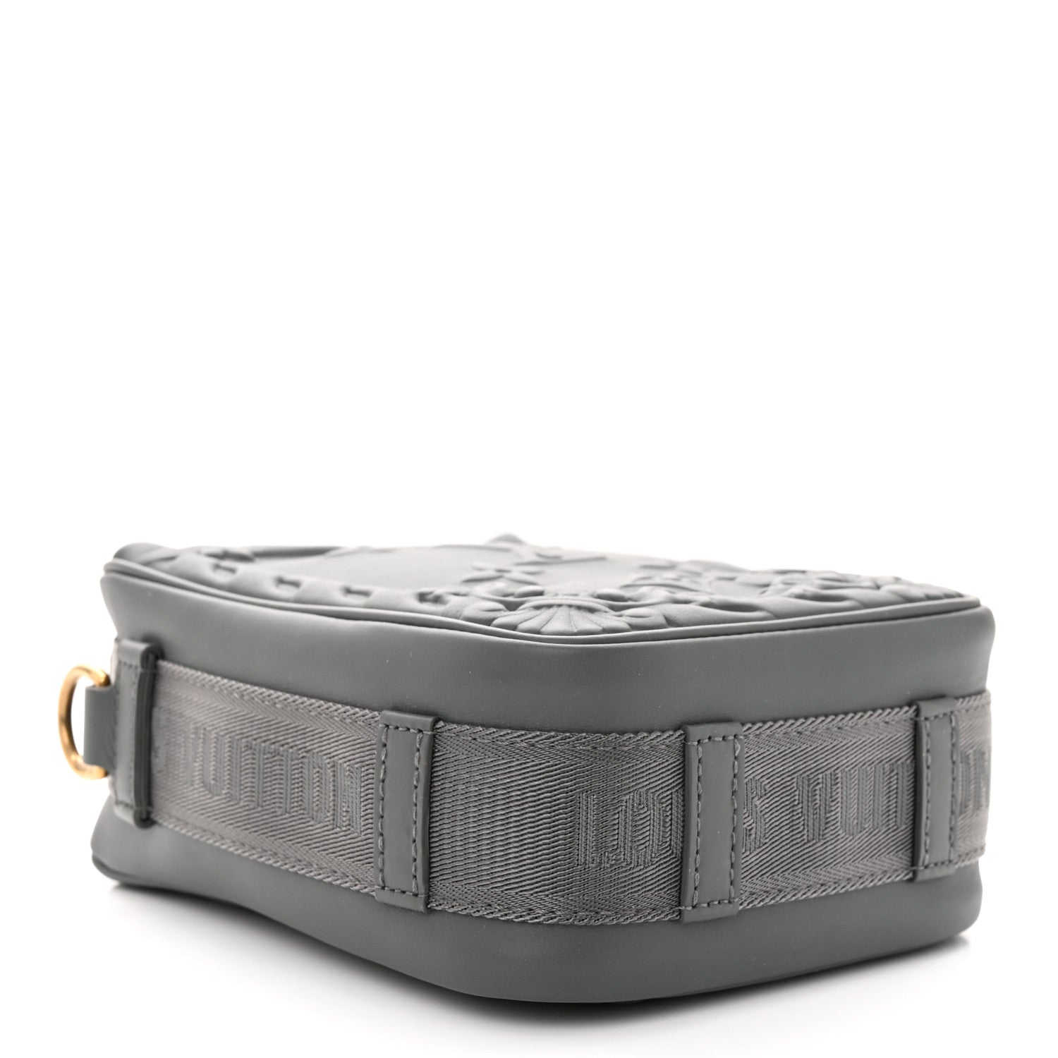 Louis Vuitton Calfskin Monogram Embossed Cruiser Messenger Dark Shadow Gray 4 of 9