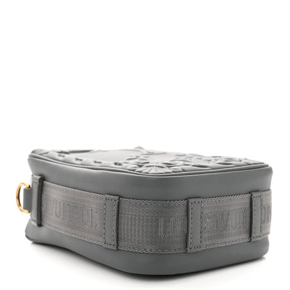 Louis Vuitton Calfskin Monogram Embossed Cruiser Messenger Dark Shadow Gray 4 of 9
