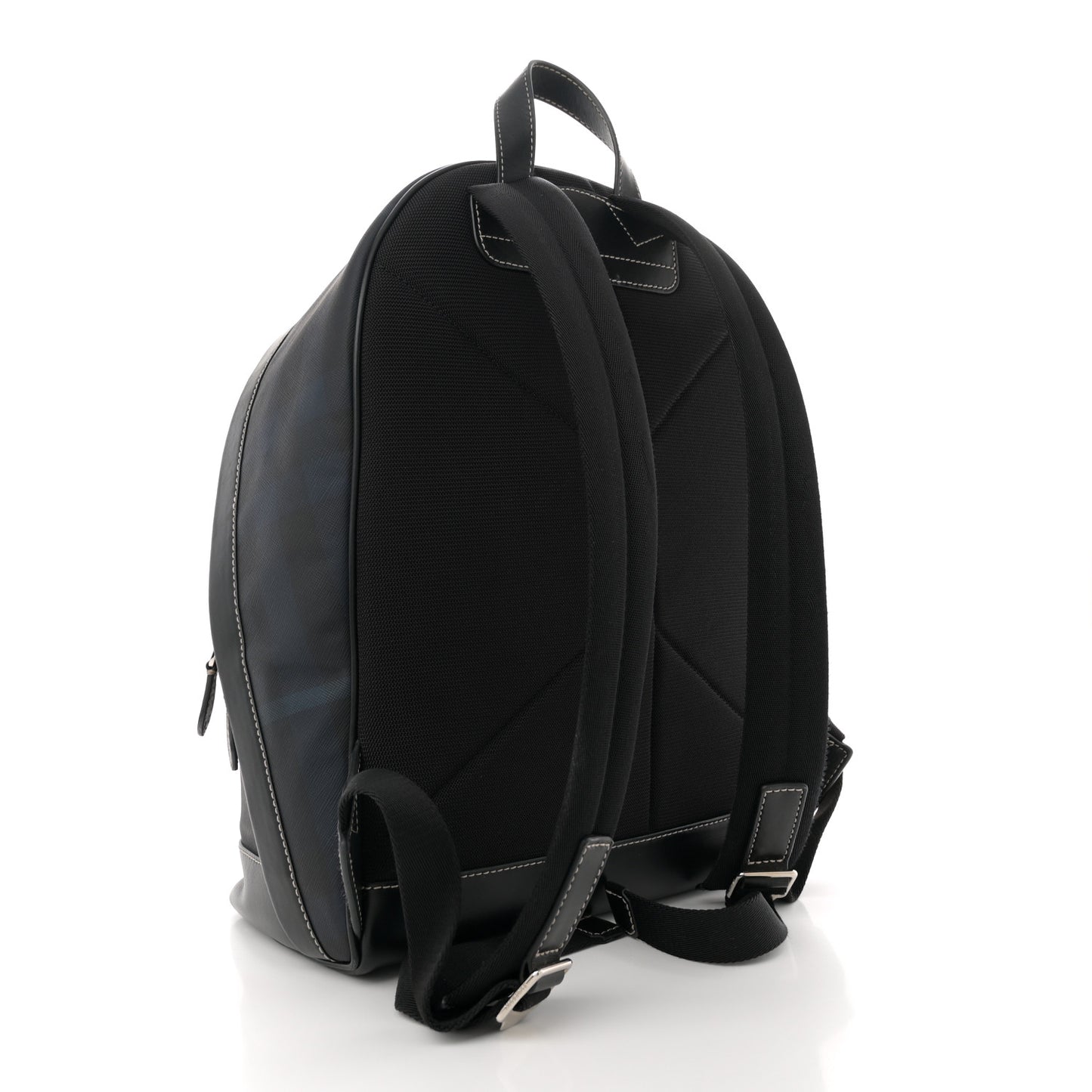 E-Canvas Check Jett Backpack Navy Blue