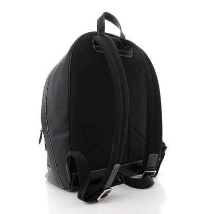 Burberry E-Canvas Check Jett Backpack Navy Blue 2 of 12