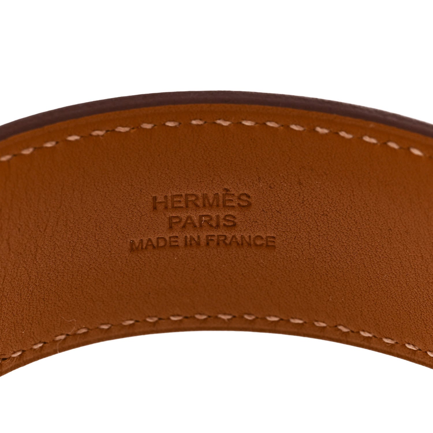 Hermes Natural Barenia Sac a Depeche Bracelet T5 Fauve 4 of 5