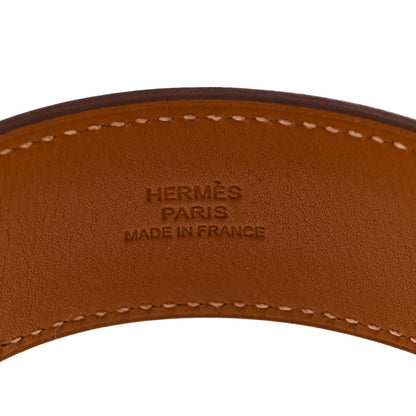 Hermes Natural Barenia Sac a Depeche Bracelet T5 Fauve 4 of 5