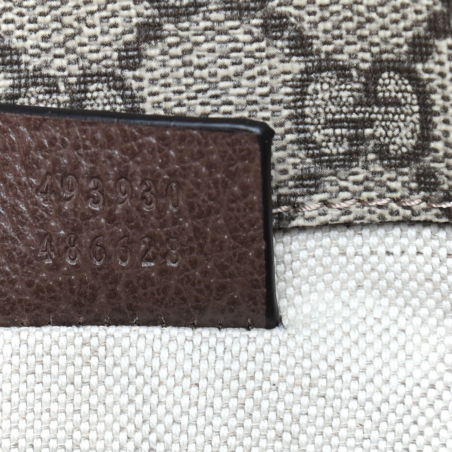 GG Supreme Monogram Neo Vintage Web Belt Bag Brown